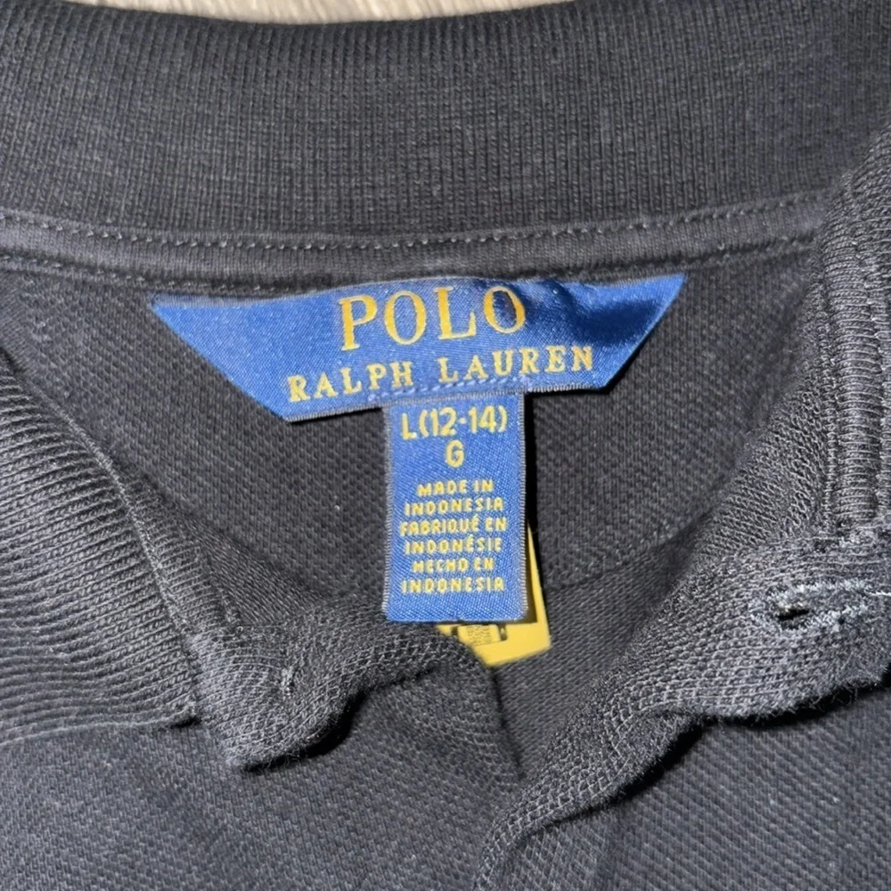 Ralph Lauren Girl's black Oxford Dress size 10/12